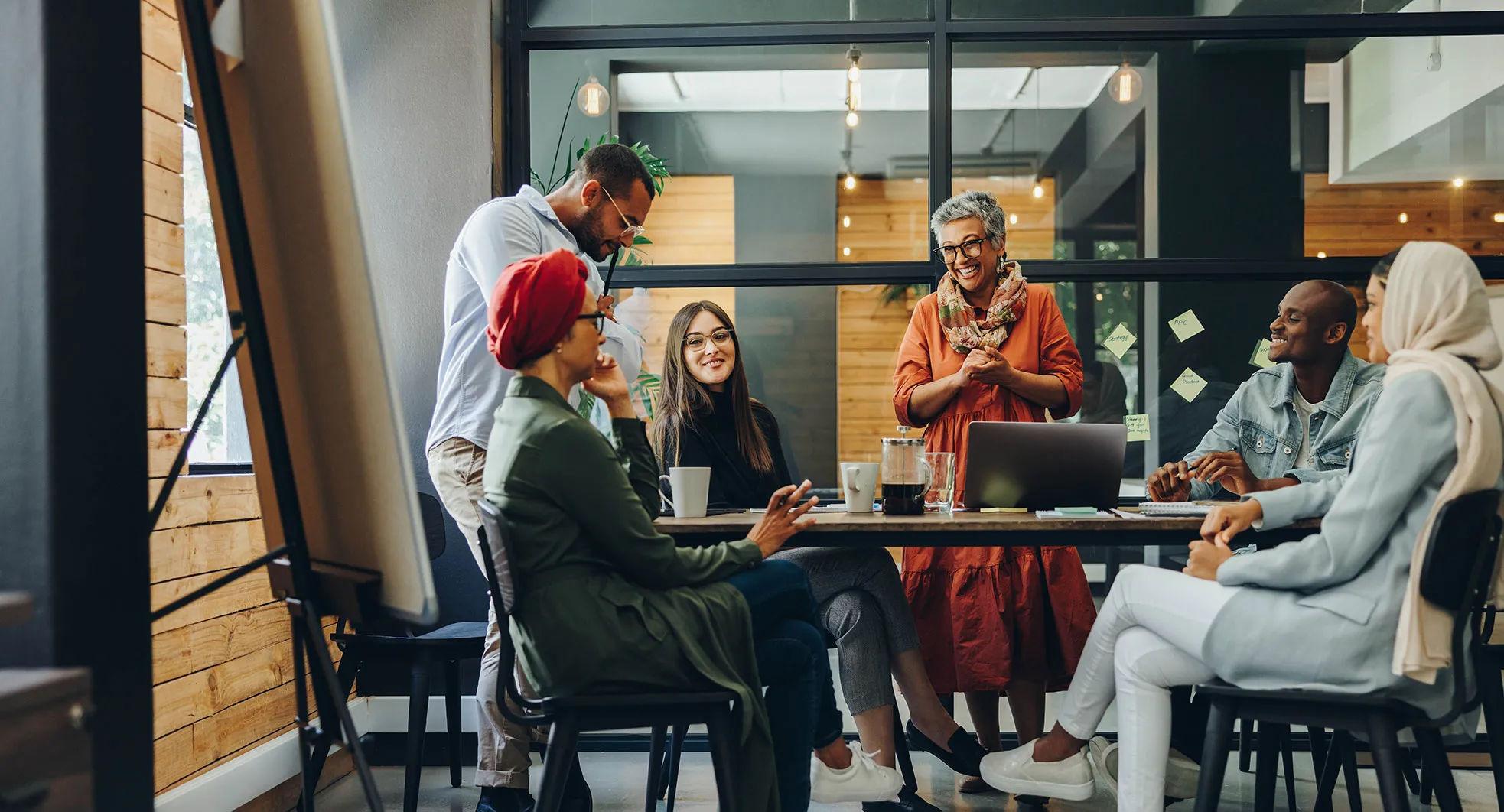 Colleagues in a meeting